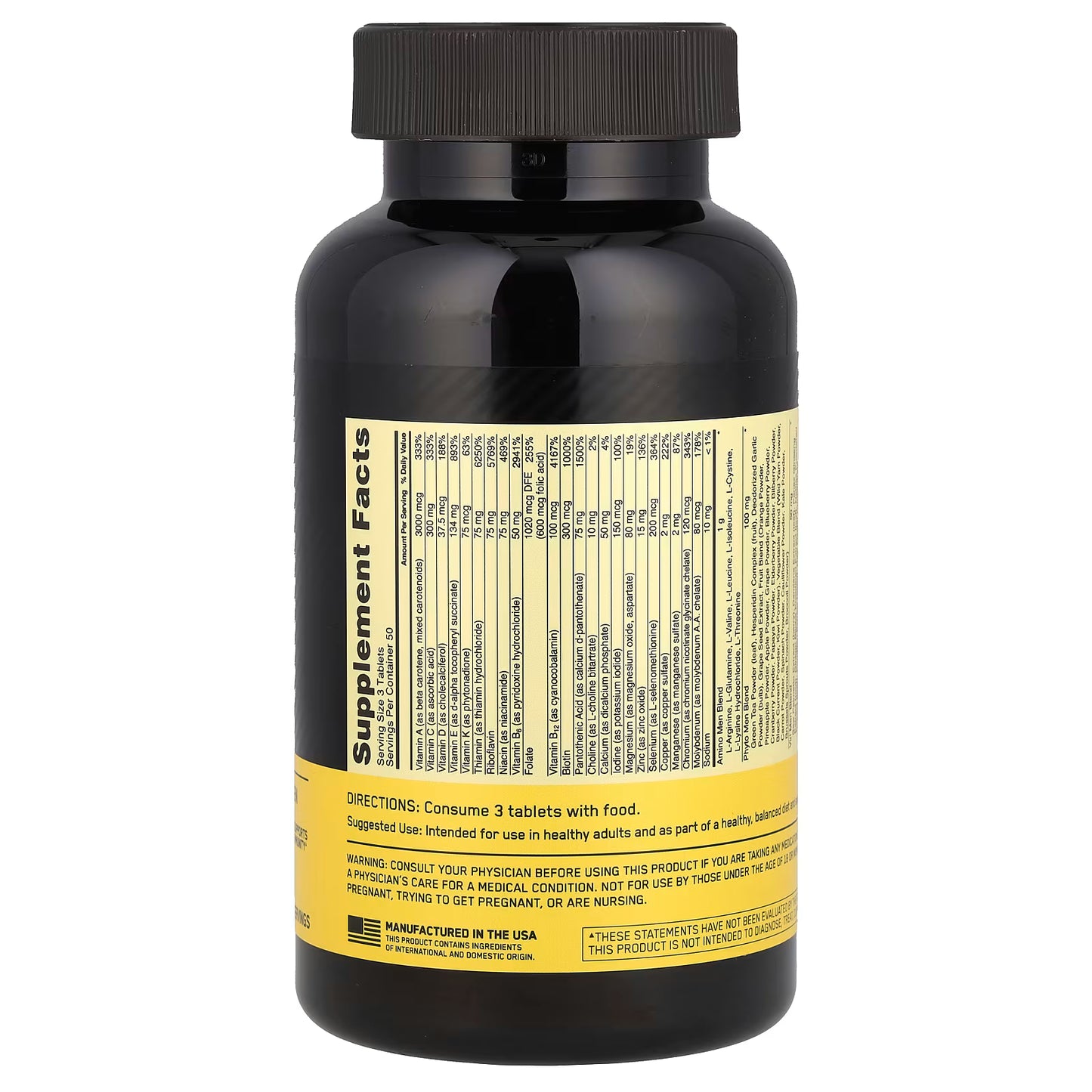 Optimum Nutrition - OPTIMEN - Multivitamínico - 150 Tabletas