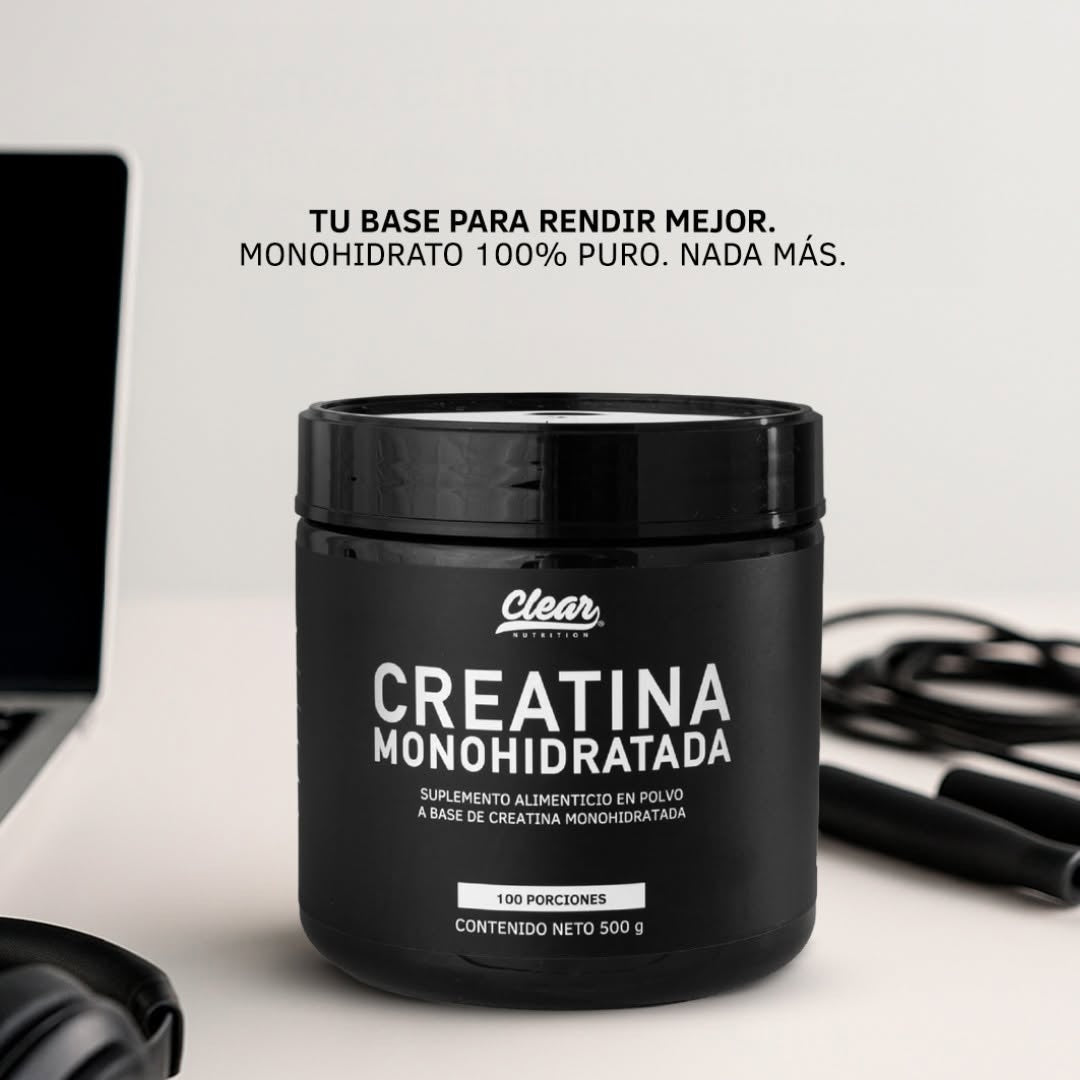 Clear - Creatina Monohidratada - 500 g (100 porciones)