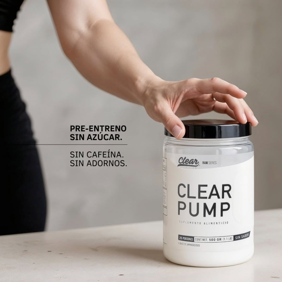Clear - Pump - Pre Entrenador - 500 g (30 porciones)