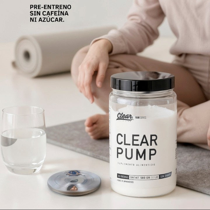 Clear - Pump - Pre Entrenador - 500 g (30 porciones)