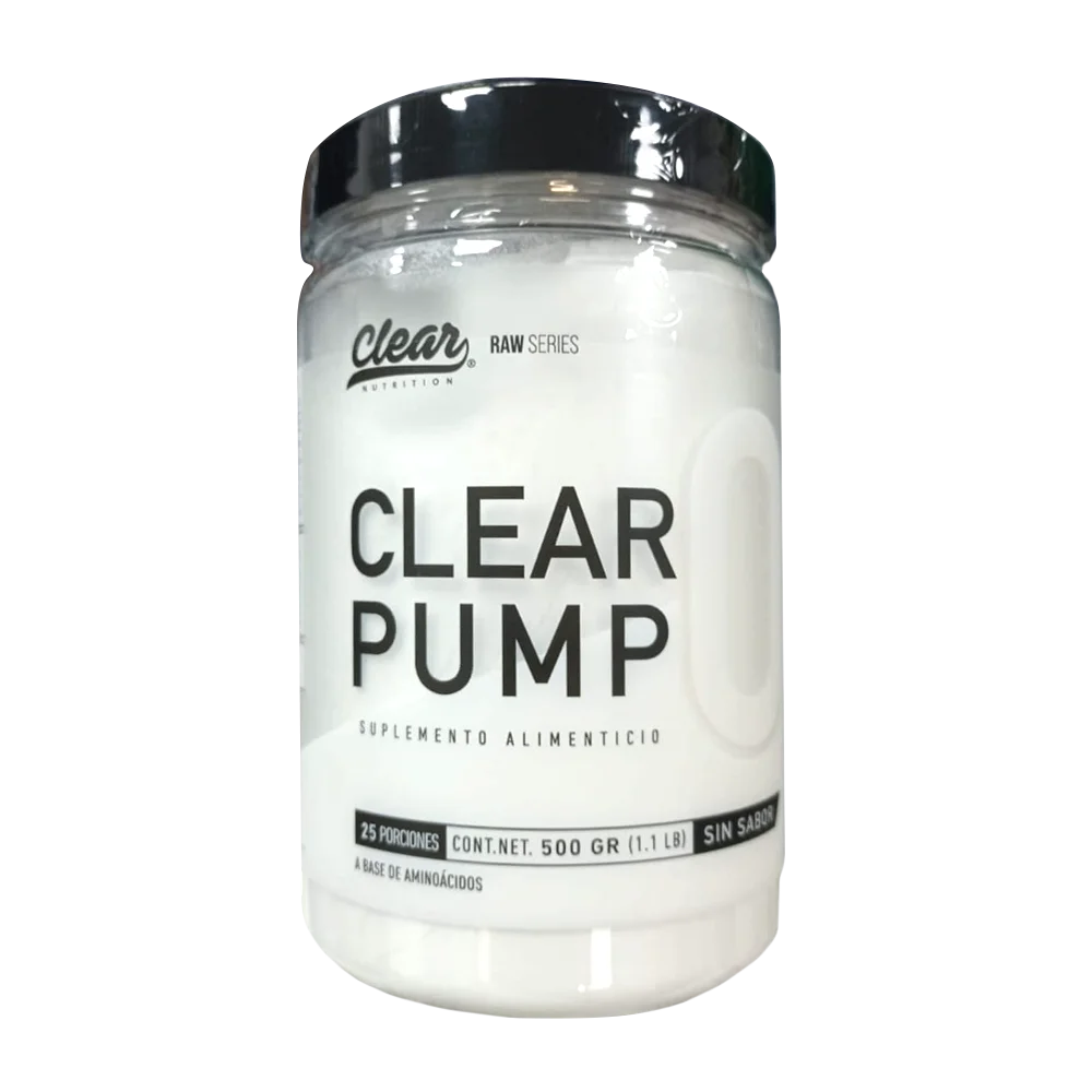Clear - Pump - Pre Entrenador - 500 g (30 porciones)