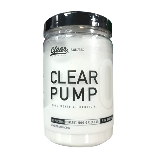 Clear - Pump - Pre Entrenador - 500 g (30 porciones)