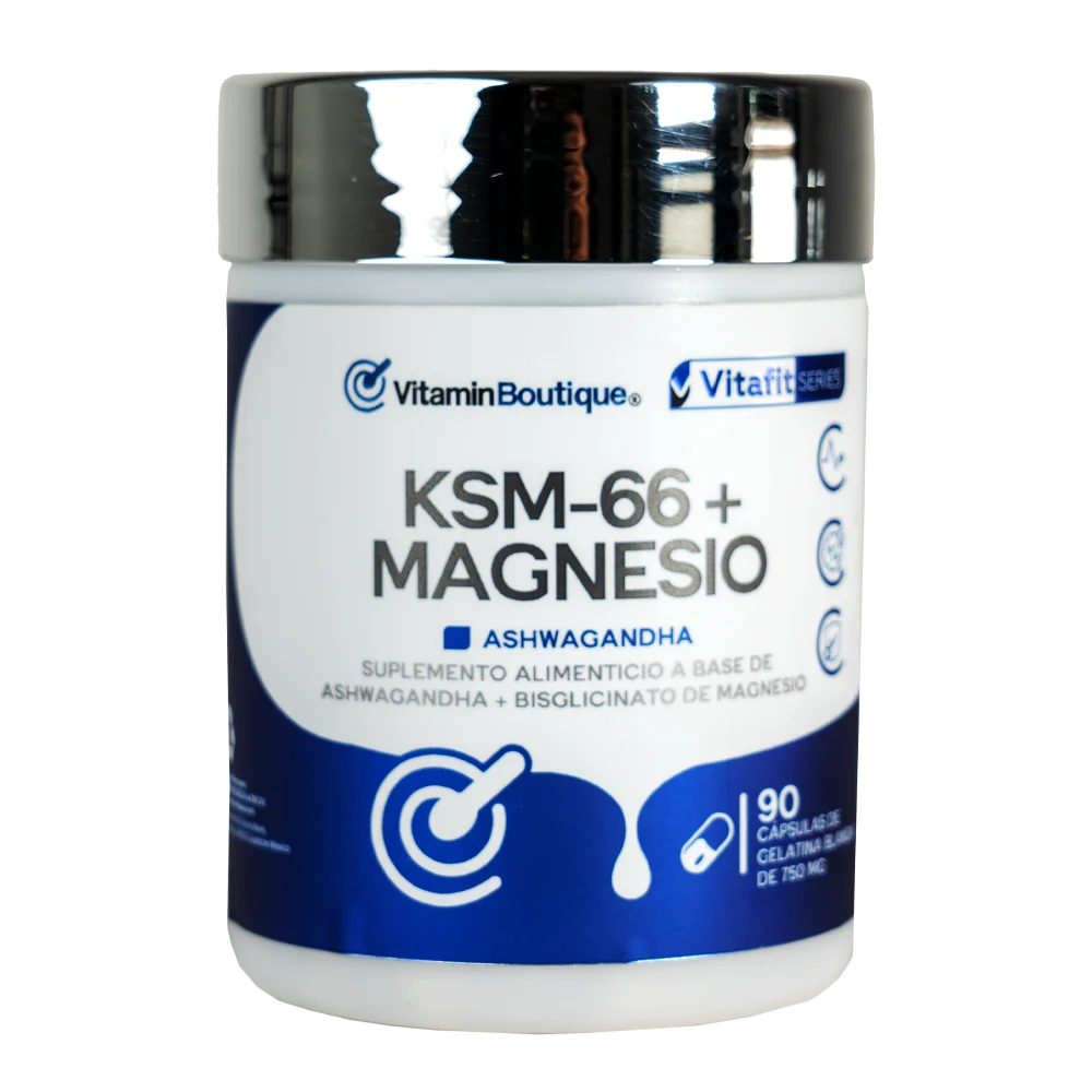 Vitamin Boutique - KSM-66 + Magnesio - Ashwagandha - 750 mg (90 Cápsulas)