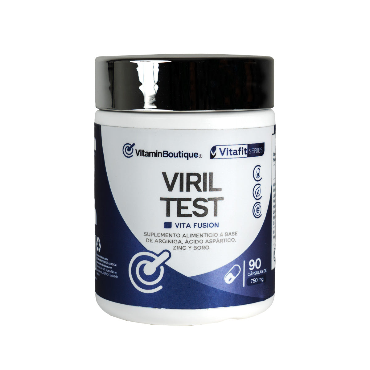 Vitamin Boutique - VIRIL TEST - Vita Fusion - 750 mg (90 Cápsulas)