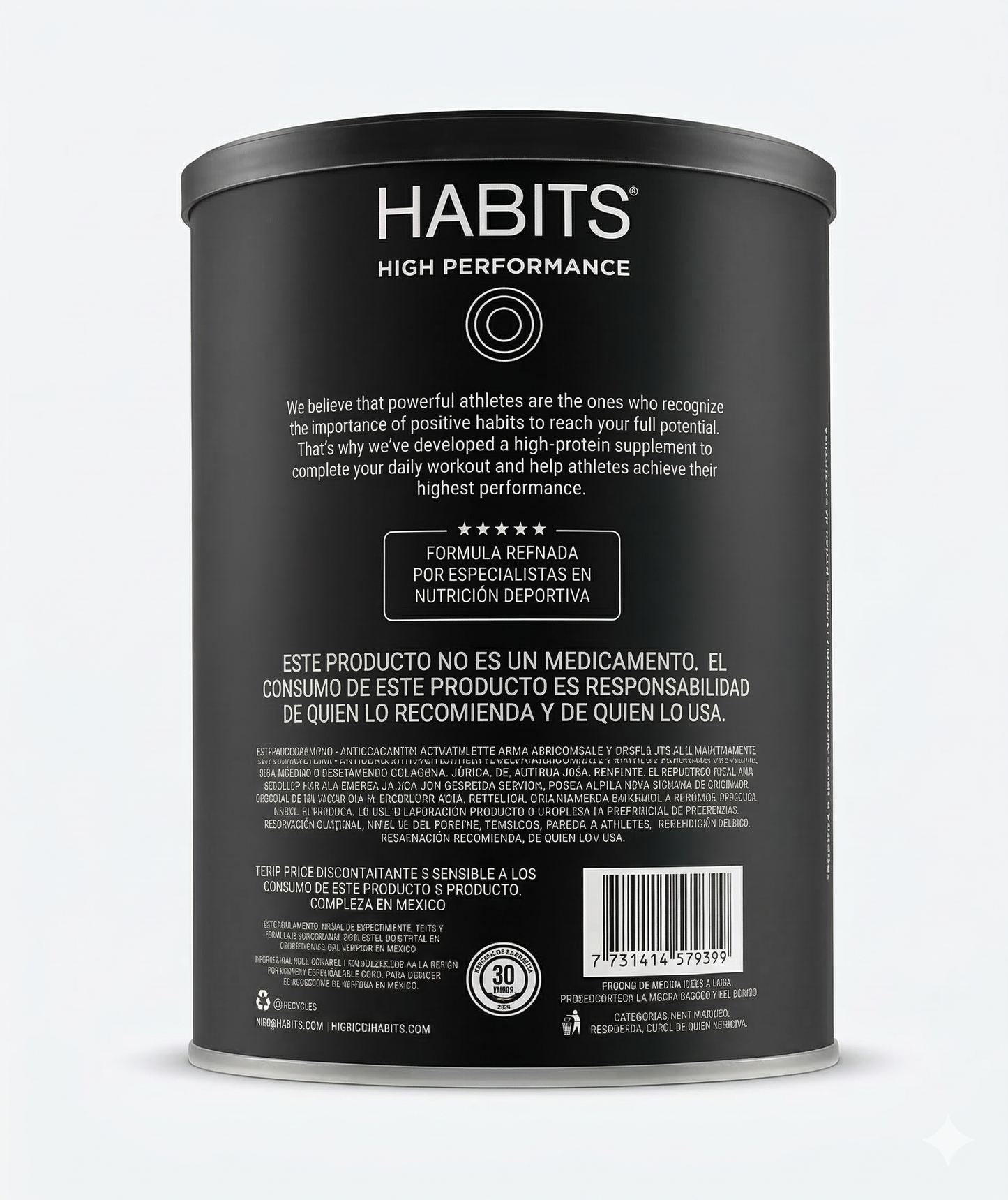 Habits - High Performance - 578 g (16 Porciones)