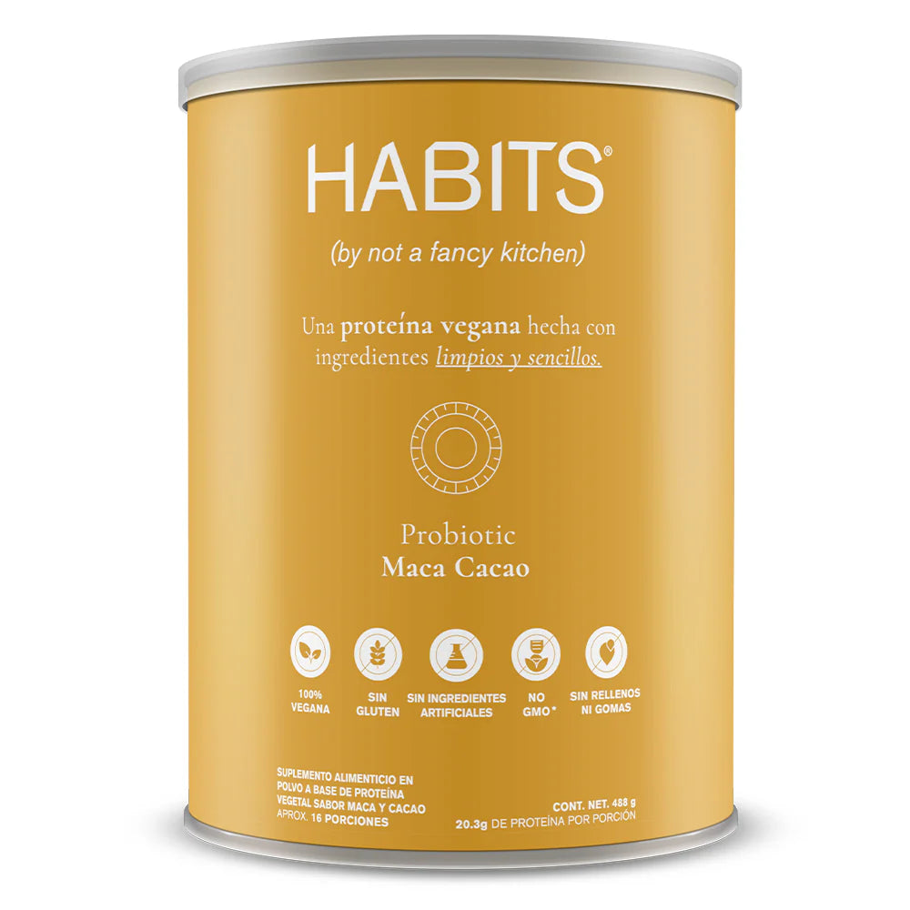 Habits - Proteina - Probiotic
Suplemento Alimenticio
Ejercicio
Deportes
