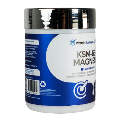 Vitamin Boutique - KSM-66 + Magnesio - Ashwagandha - 750 mg (90 Cápsulas)